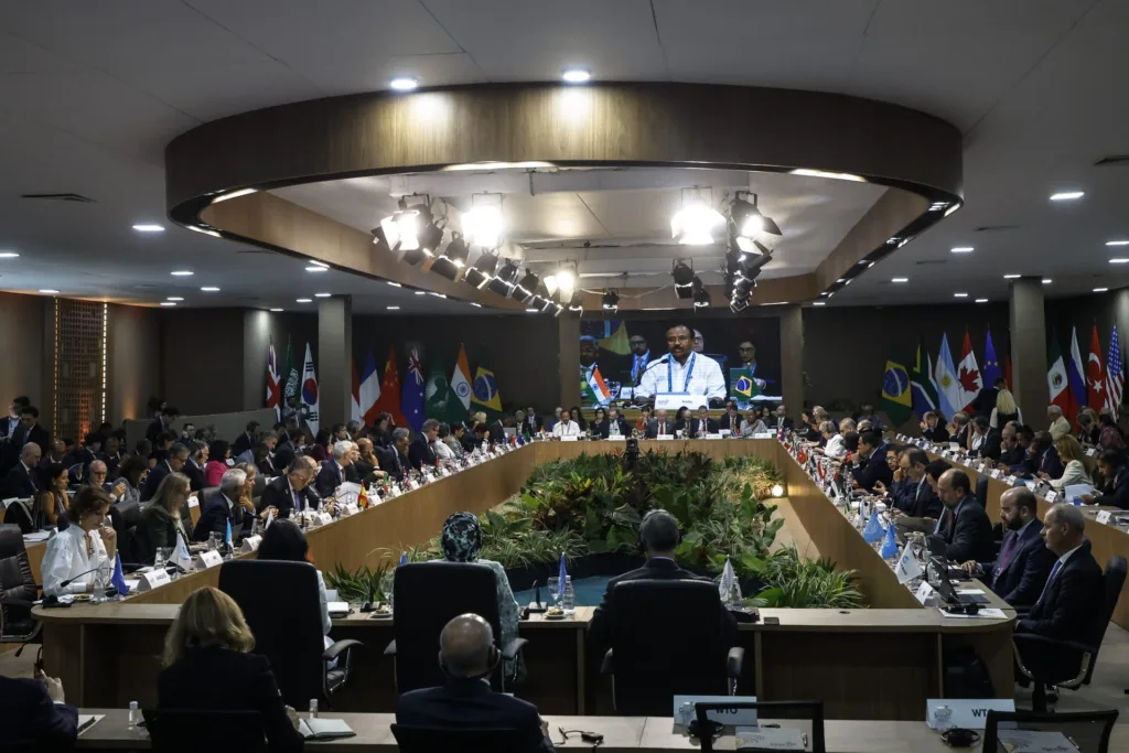 Cancilleres del G-20 respaldan acuerdo de dos Estados para Palestina e Israel en Río de Janeiro.