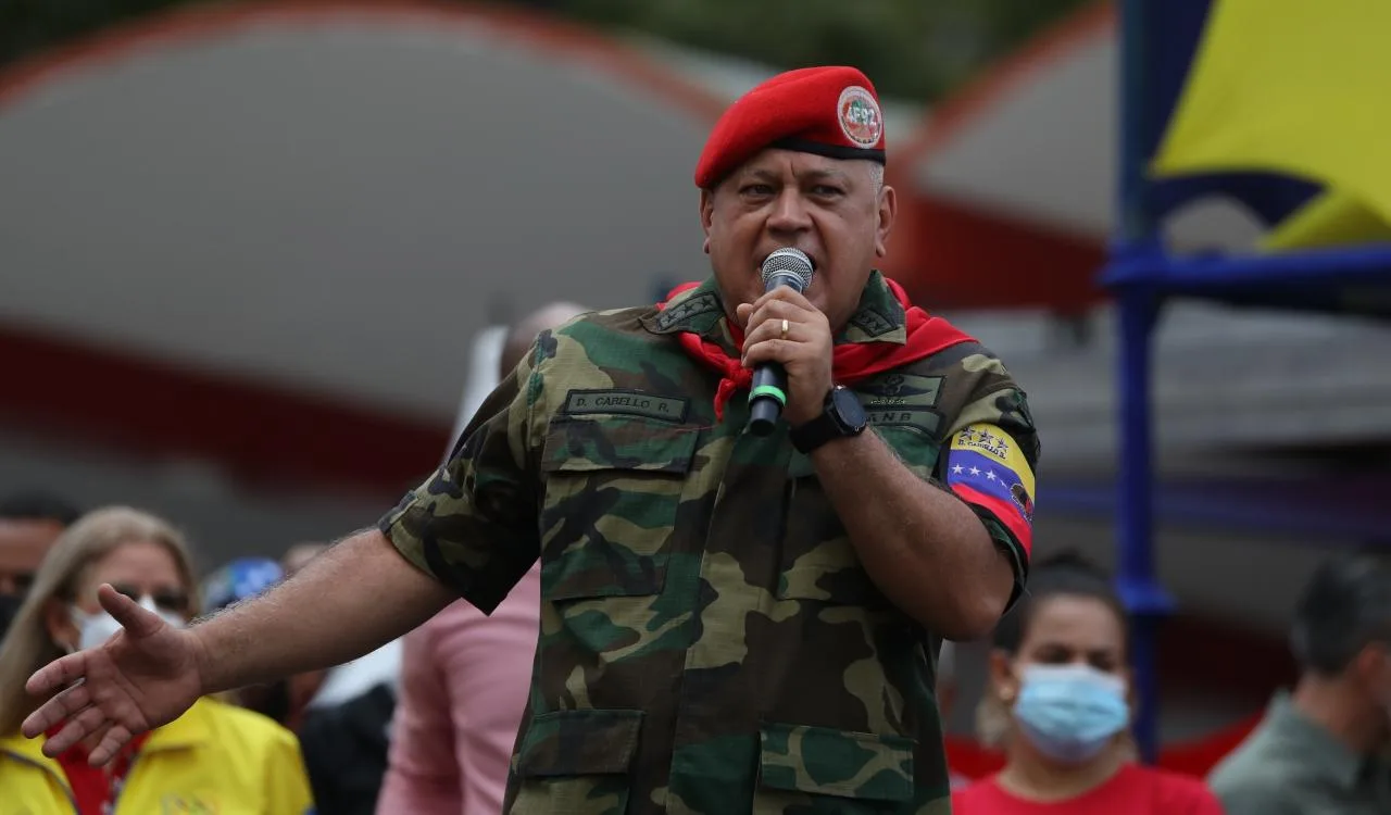 Diosdado Cabello niega que el régimen de Maduro esté involucrado en el secuestro de un militar venezolano en Chile.