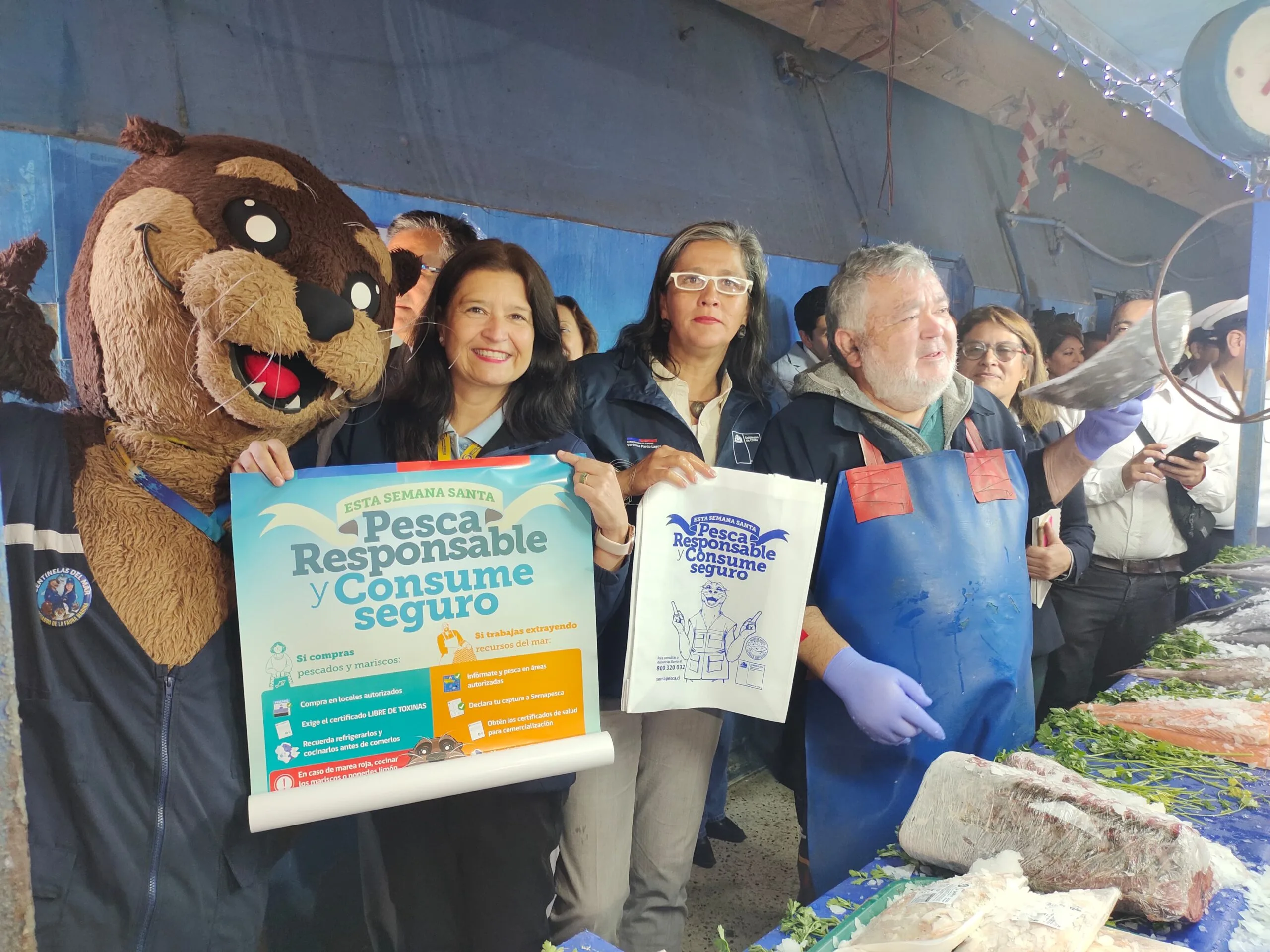 Organismos fiscalizadores promueven el consumo seguro de pescados y mariscos durante Semana Santa