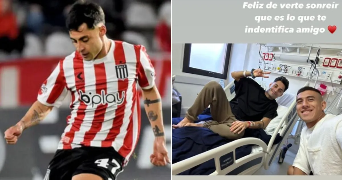 Javier Altamirano se reencuentra con sus compañeros en Estudiantes después de convulsión