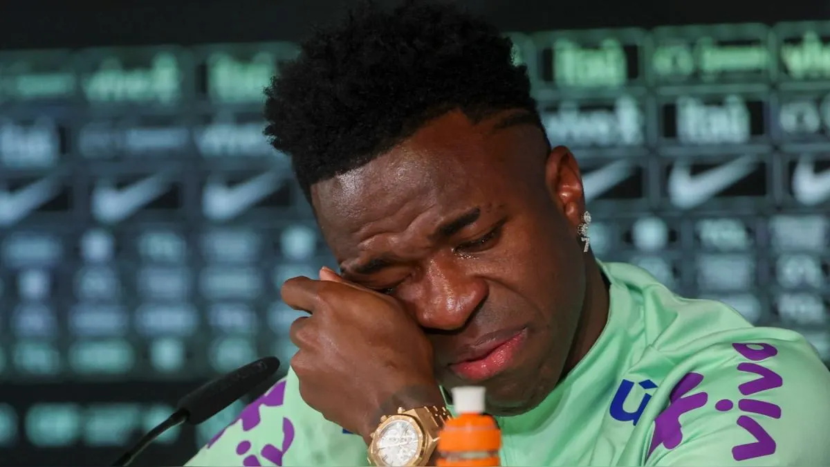 Vinicius Junior se quiebra en llanto al hablar del racismo: ‘Cada vez tengo menos motivación para jugar’