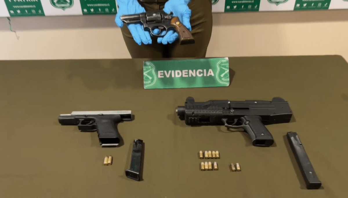 Incautan Subametralladora en Pedro Aguirre Cerda Después de Denuncia de Disparos en la Calle