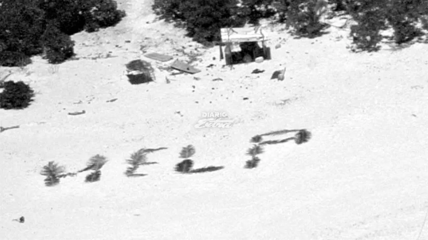 Tres Náufragos Rescatados Después de Escribir «HELP» en una Isla Desierta