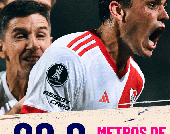 Golazo de River: Fonseca Inspira Comparaciones con Salas en la Libertadores