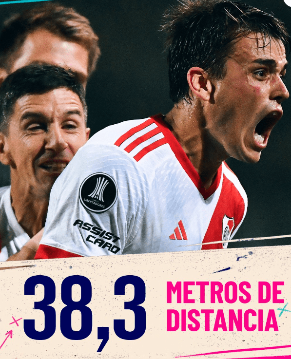 Golazo de River: Fonseca Inspira Comparaciones con Salas en la Libertadores