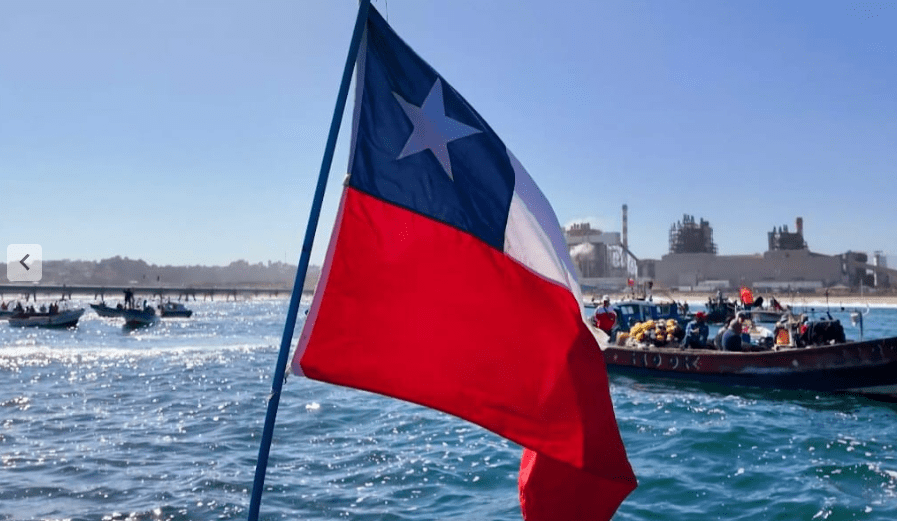 Pescadores de Quintero Protestan Frente a Puerto Ventanas por Posible Expansión Portuaria sin Resolver Problemas Históricos