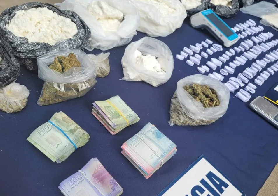 Desmantelan red de tráfico de drogas en Quilpué: Comerciaban utilizando tarjetas de crédito