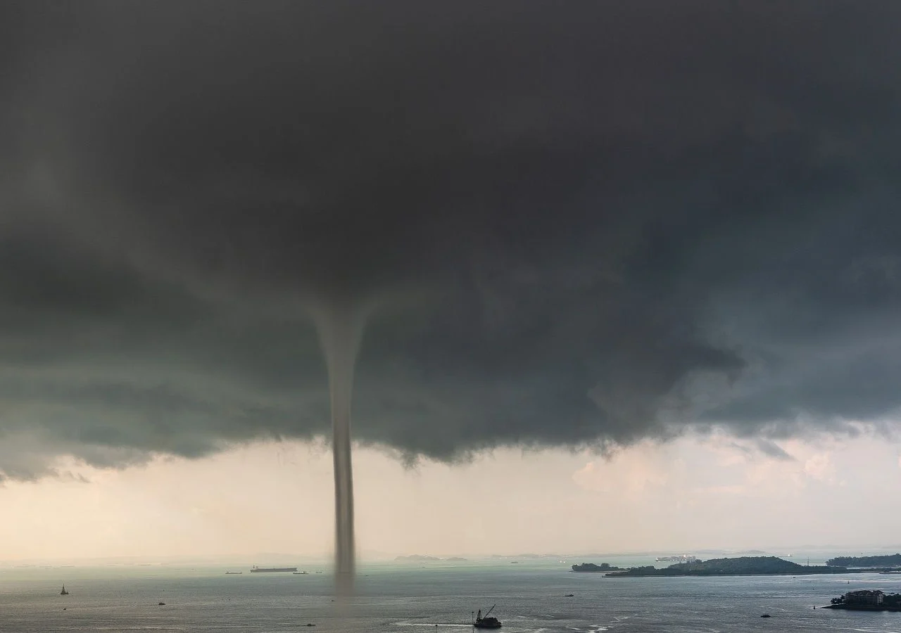 Alerta meteorológica: Posibles trombas marinas y tornados en varias regiones del país