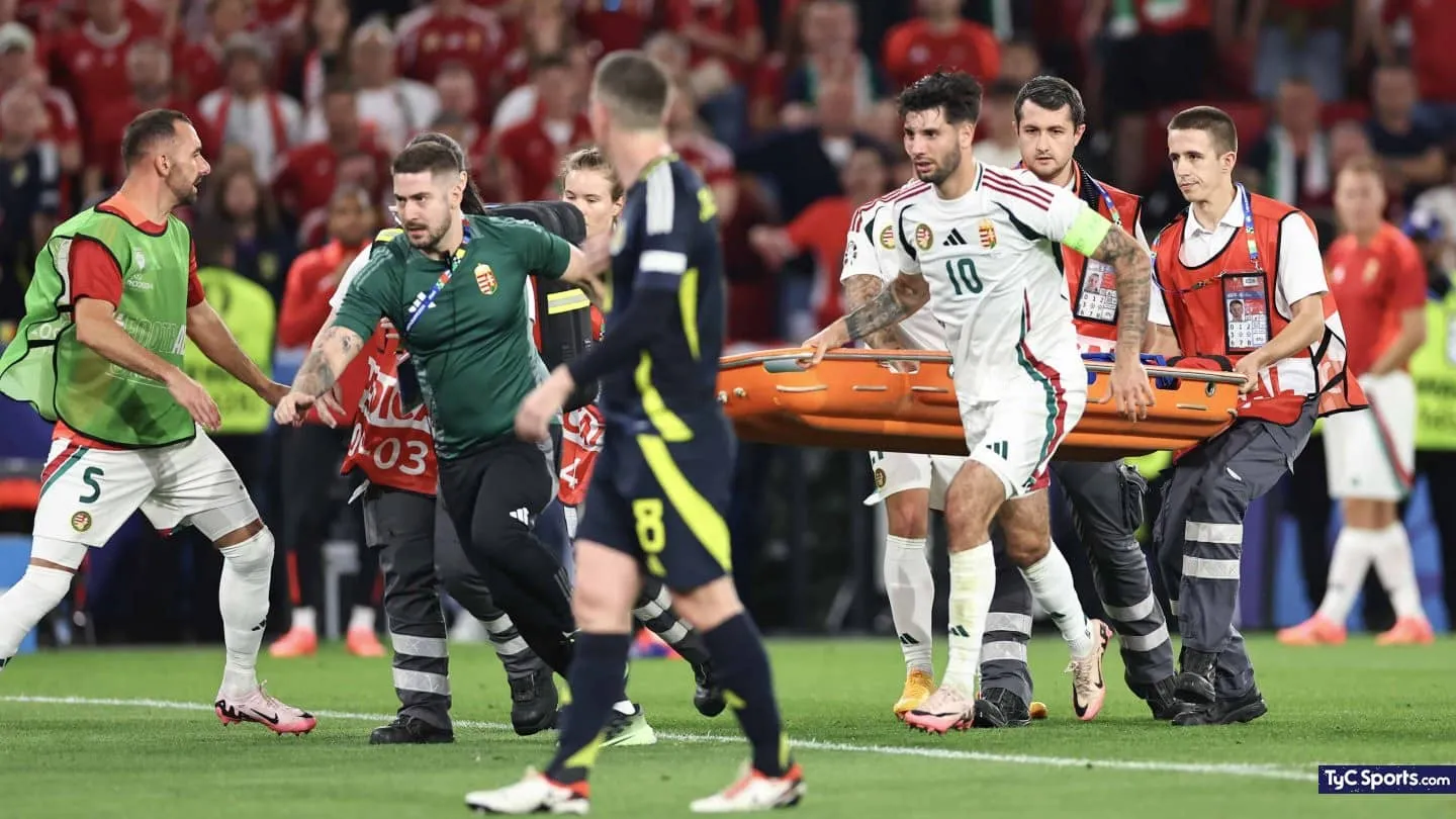 Lesión grave en Euro 2024: Barnabas Varga se encuentra estable tras colisión en partido Hungría vs. Escocia
