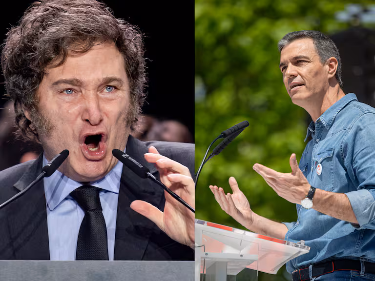 Javier Milei regresa a España y critica a Pedro Sánchez por evitar reunirse con él