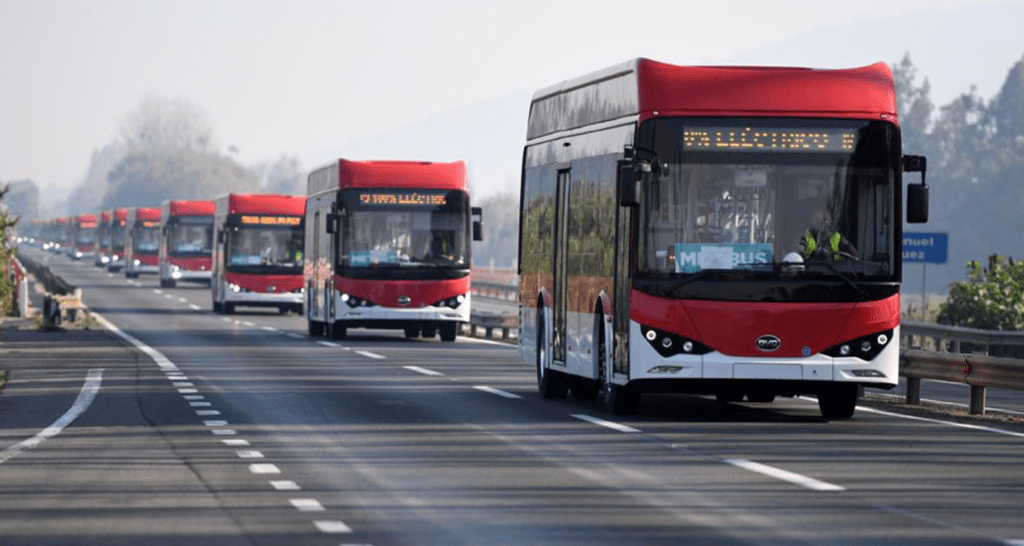 Santiago de Chile se convierte en la segunda ciudad con la mayor flota de buses eléctricos del mundo
