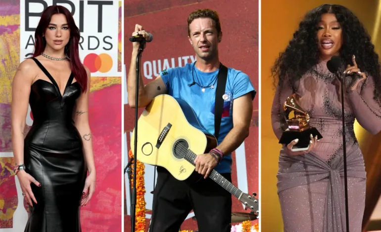 Cómo Ver en Vivo los Conciertos de Coldplay y Dua Lipa en Glastonbury 2024