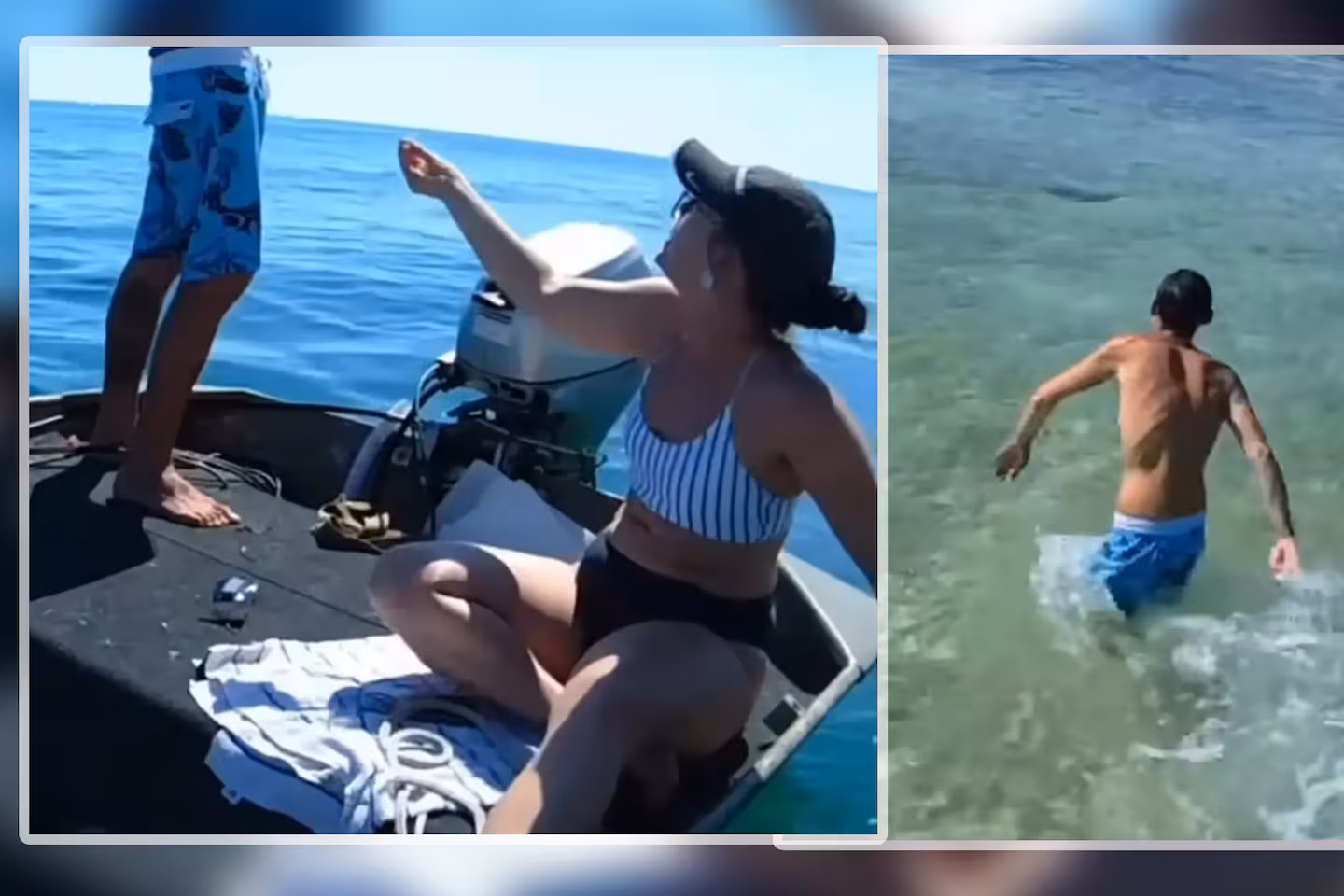 Hombre se lanza al mar para evitar dar la clave del celular a su novia y a la policía