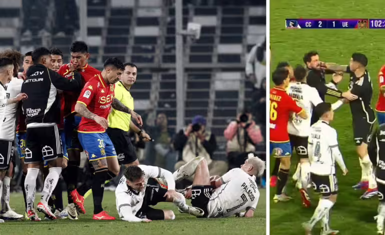 Árbitro Diego Flores describe incidentes de expulsiones en el partido entre Colo Colo y Unión Española