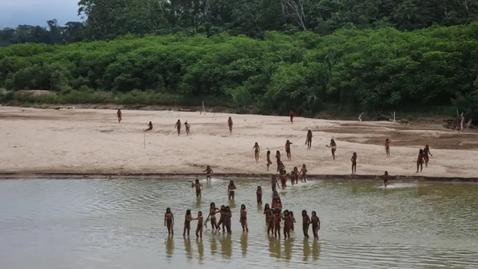 Avistan tribu aislada en la Amazonia peruana cerca de operaciones madereras