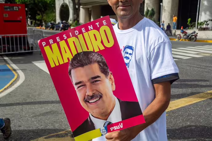 Ente electoral anuncia victoria de Nicolás Maduro sobre Edmundo González en Venezuela