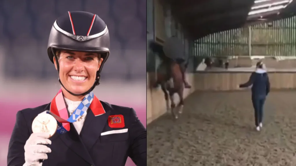 Triple campeona Charlotte Dujardin se retira de París 2024 tras video de maltrato animal