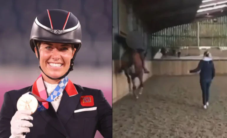 Triple campeona Charlotte Dujardin se retira de París 2024 tras video de maltrato animal