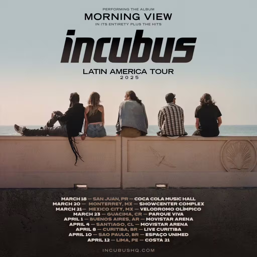 Incubus en Chile: Detalles sobre la Venta de Entradas y Precios