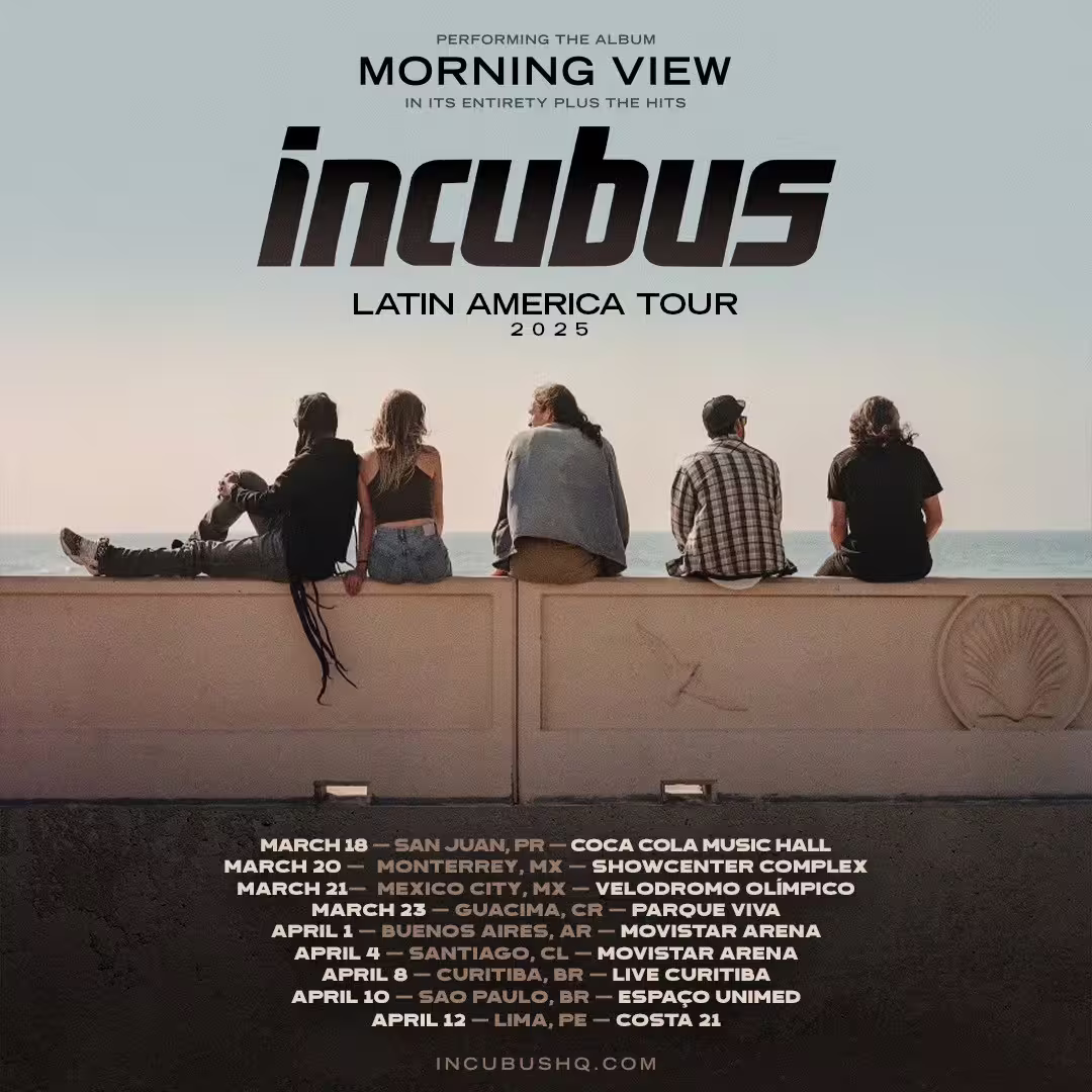 Incubus en Chile: Detalles sobre la Venta de Entradas y Precios