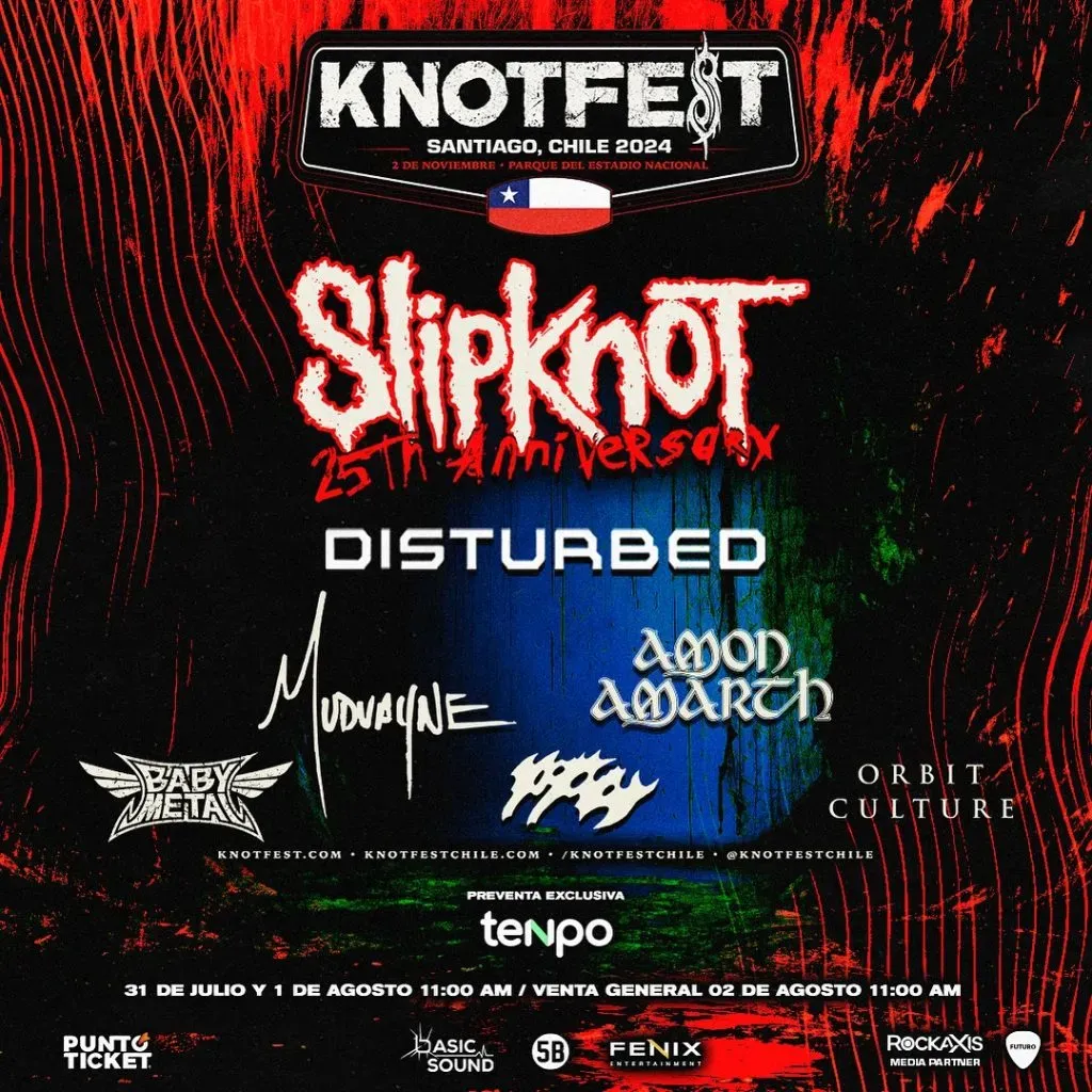 Knotfest Chile 2024: Detalles de Precios y Venta de Entradas