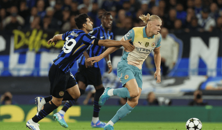 Champions League: Manchester City empató sin goles con el Inter de Milán