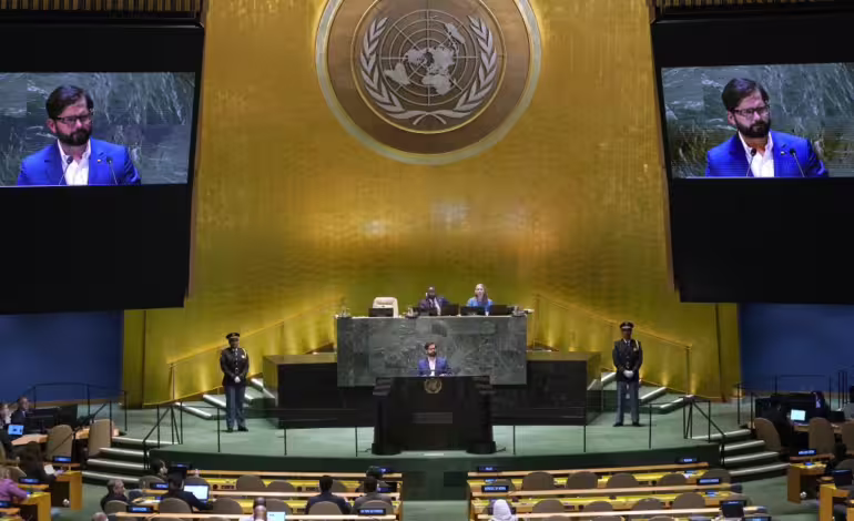 Boric en la ONU: «Chile no puede aceptar más migrantes debido a la crisis venezolana»