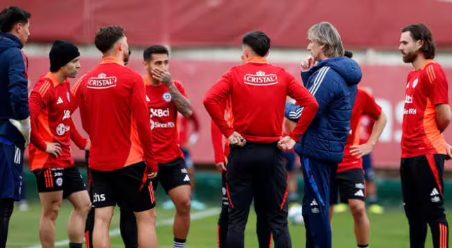 Gareca realiza cambios en el mediocampo de La Roja con Pizarro, Pulgar y Palacios