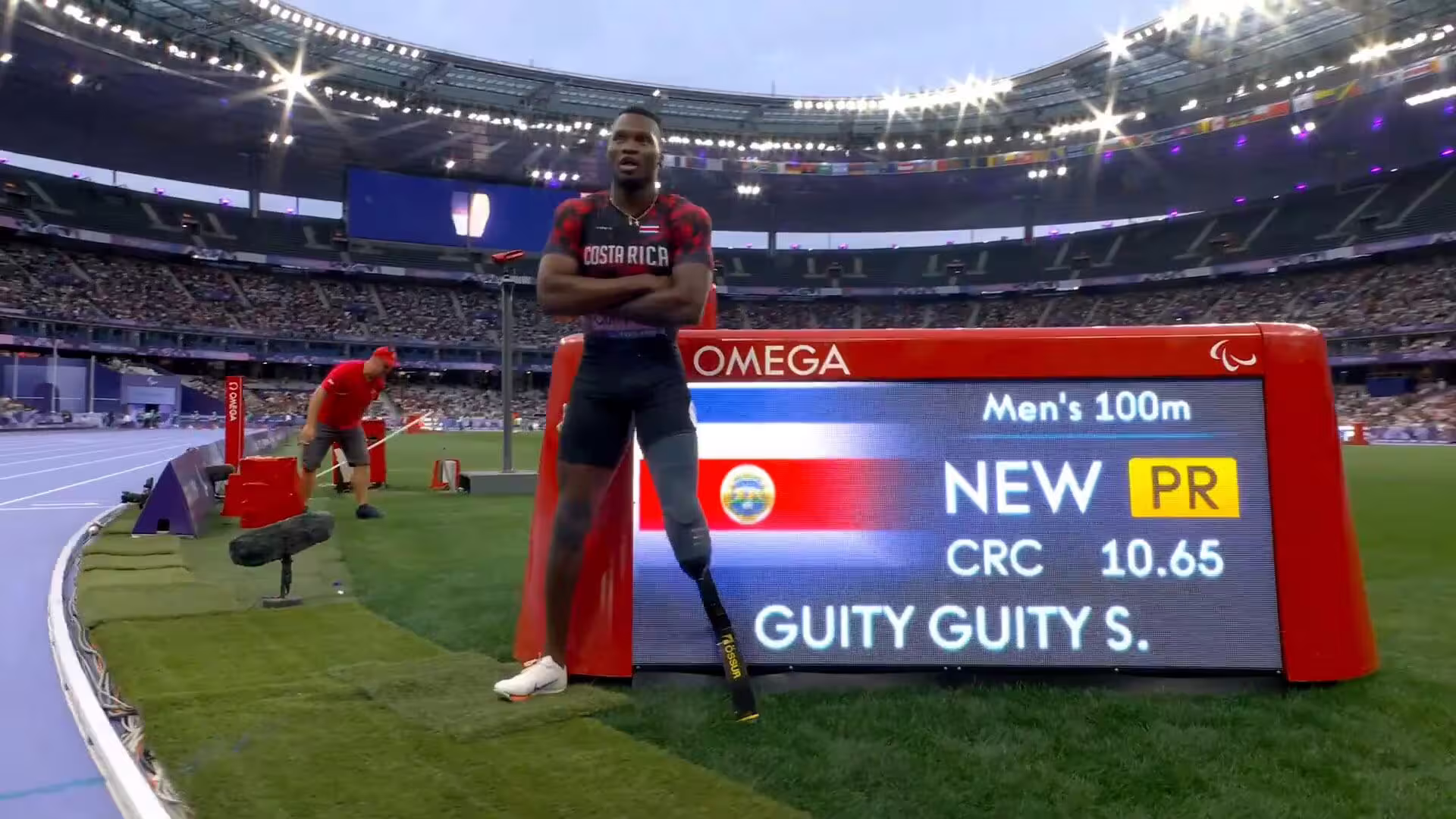 Sherman Guity establece nuevo récord en 100 metros T64 y conquista el oro en los Juegos Paralímpicos de París