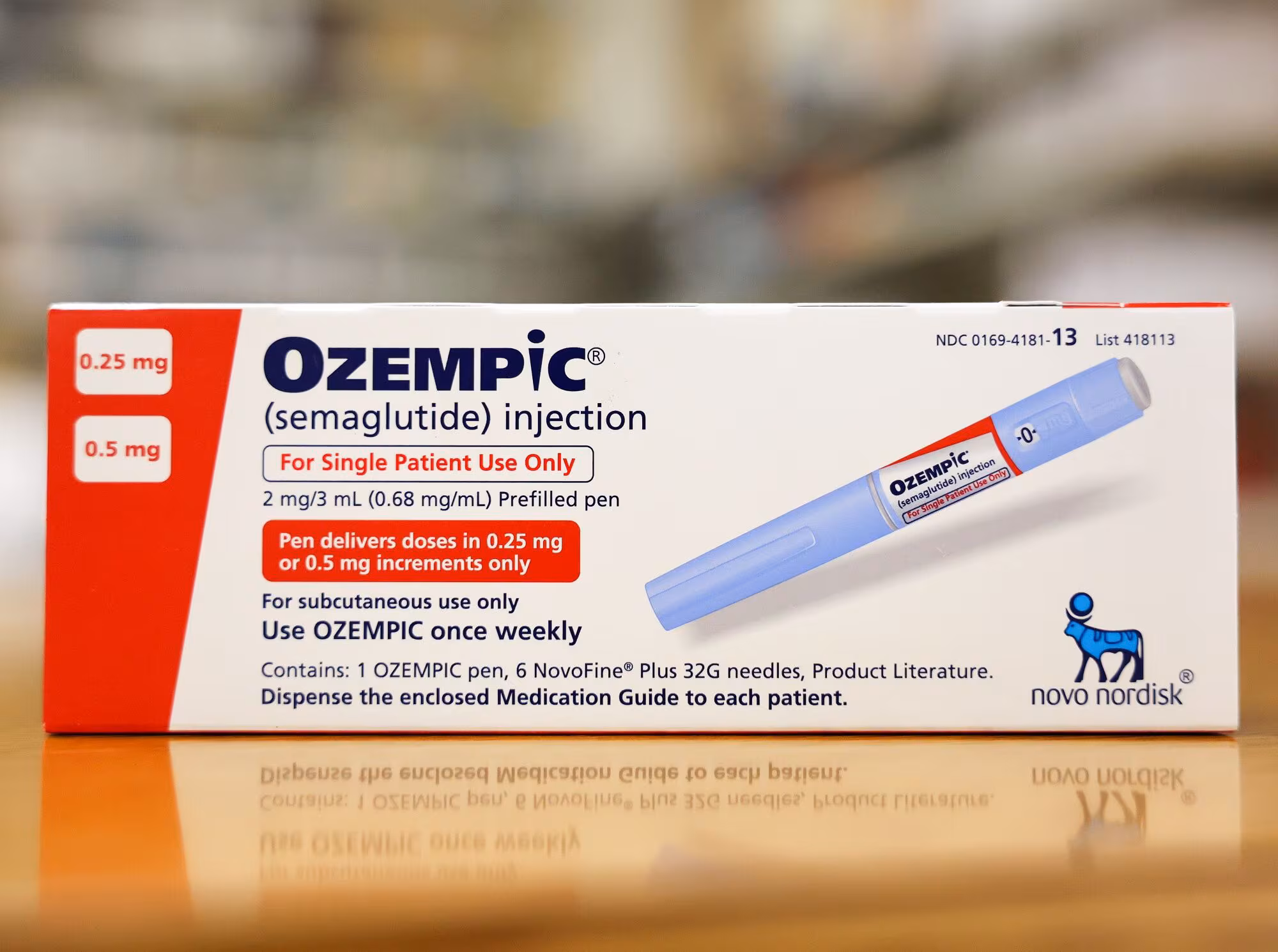 Novo Nordisk garantiza suministro de Ozempic en varios países de la Unión Europea pese a escasez