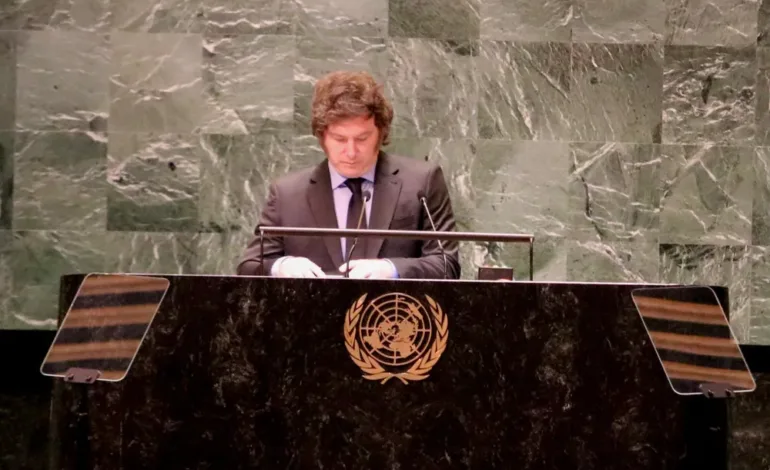 Milei critica a la ONU y promete un cambio en la política exterior de Argentina