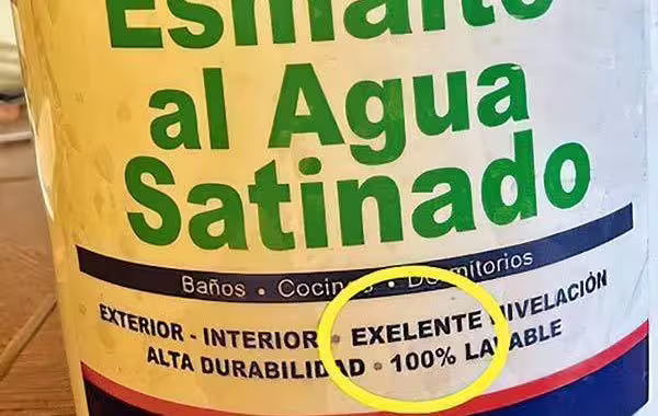 Industrias Ceresita denuncia venta de pinturas falsificadas con errores de ortografía en el etiquetado