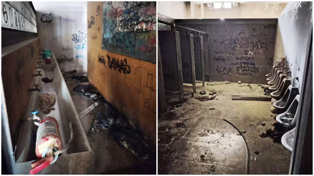 Incendio en el INBA deja 35 estudiantes con quemaduras, 4 en riesgo vital