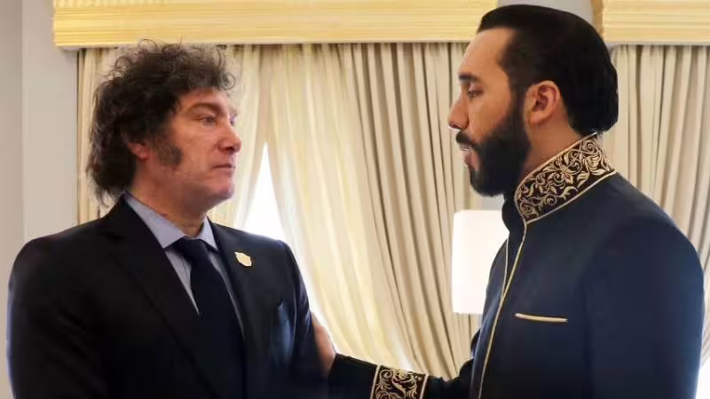Bukele y Milei sellan pacto clave para combatir el crimen organizado