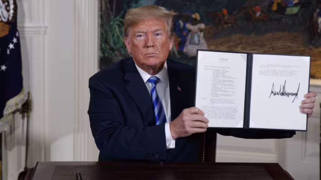 Trump Define Sanciones contra Irán para Frenar Apoyo a Grupos Armados y su Programa Nuclear
