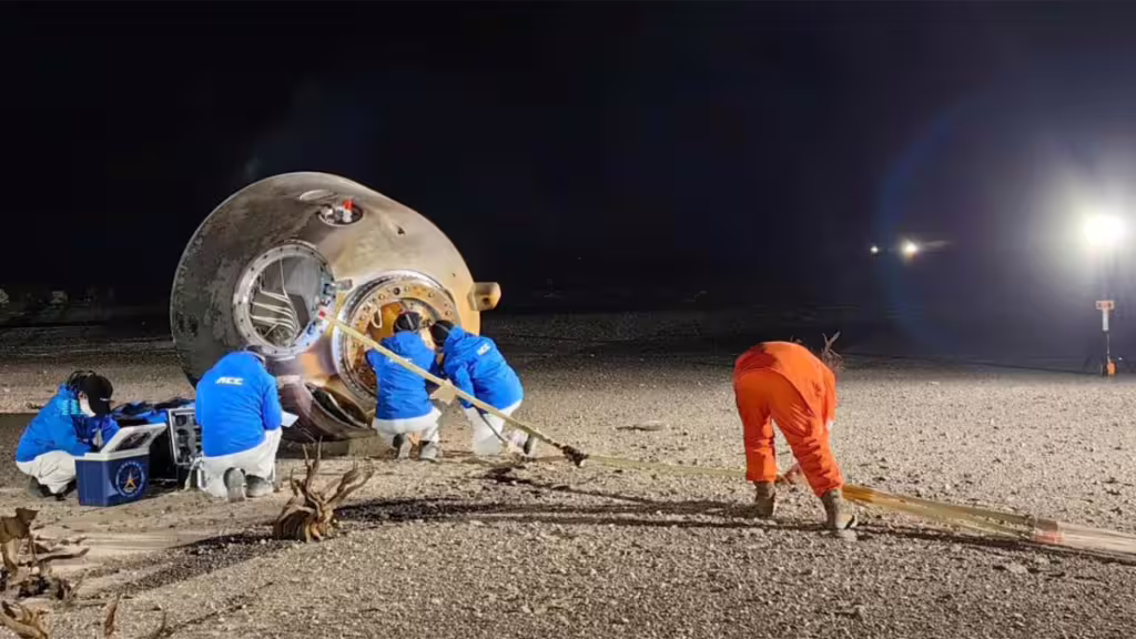 Astronautas de China Regresan a Casa Tras Seis Meses en la Estación Espacial