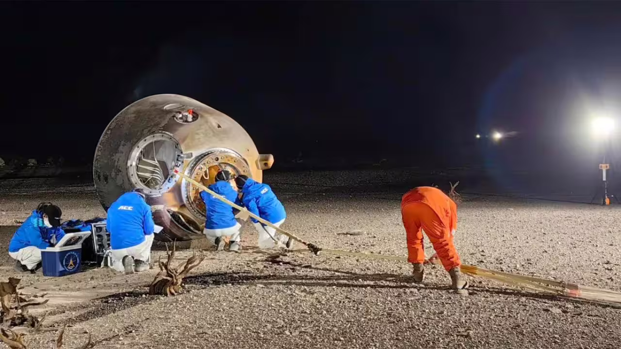 Astronautas de China Regresan a Casa Tras Seis Meses en la Estación Espacial