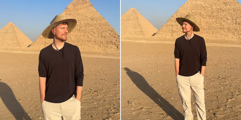 MrBeast Impacta con un Proyecto Único: Alquila las Pirámides de Egipto para un Video Histórico