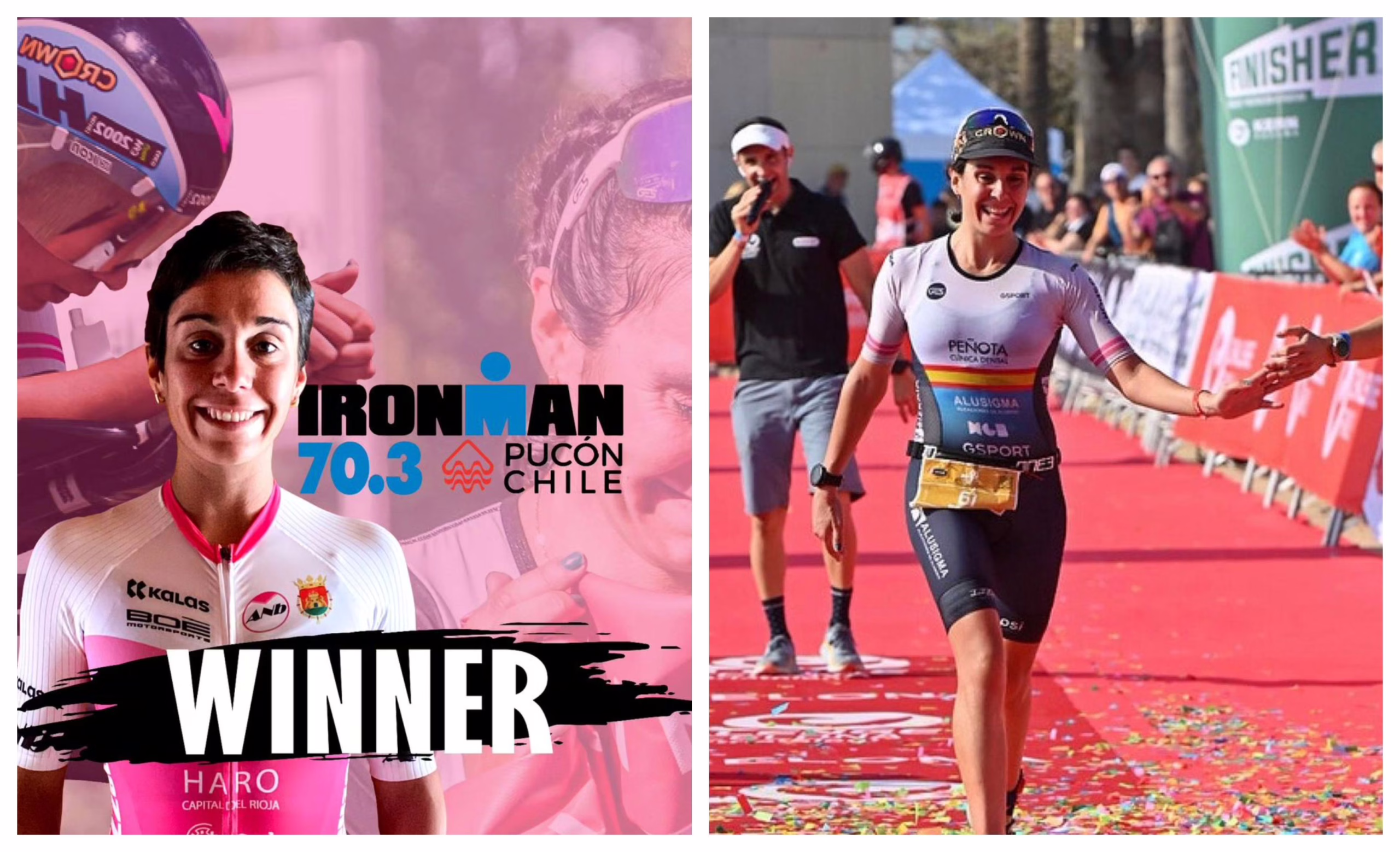 Marta Sánchez conquista el Ironman de Pucón 2024, con Bárbara Riveros en el tercer lugar