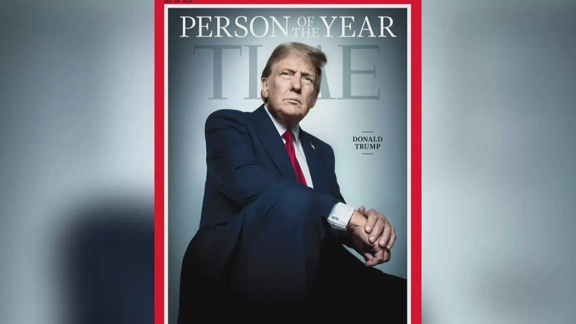 Donald Trump es nombrado Persona del Año 2024 por la revista Time
