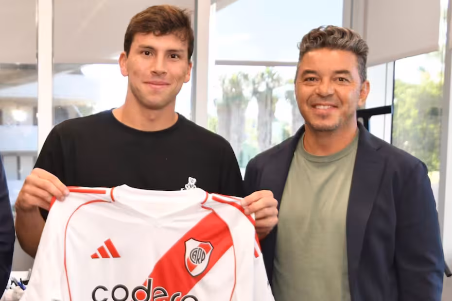 Gonzalo Tapia vive su sueño en River y evita comparaciones con Marcelo Salas