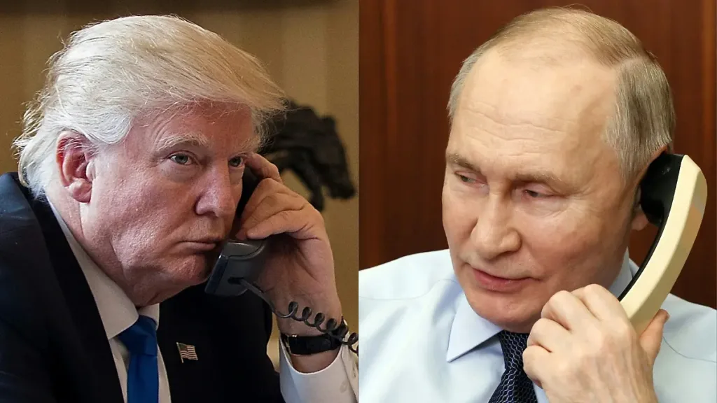 Trump y Putin dialogan sobre una posible tregua en Ucrania