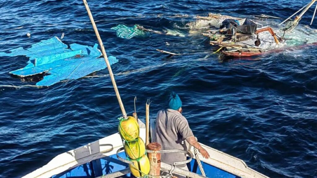 Hallan balsa de emergencia sin usar de lancha Bruma: continúa la búsqueda de pescadores desaparecidos en Coronel