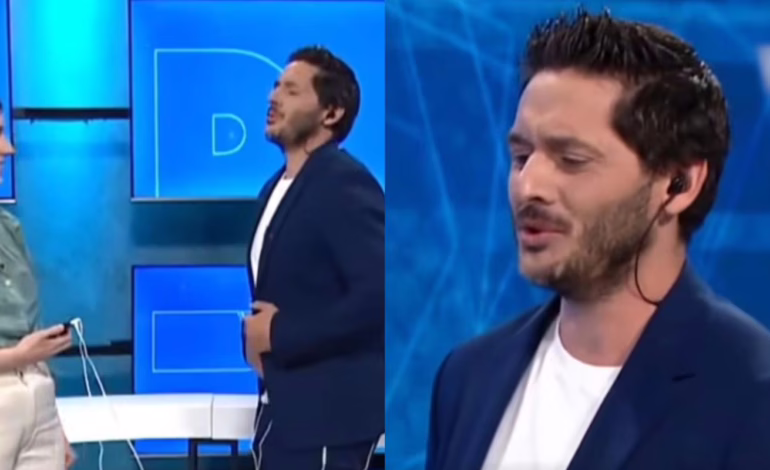 Periodista prueba simulador de dolor menstrual en vivo y colapsa ante la intensidad: “Estoy a punto de desmayarme”