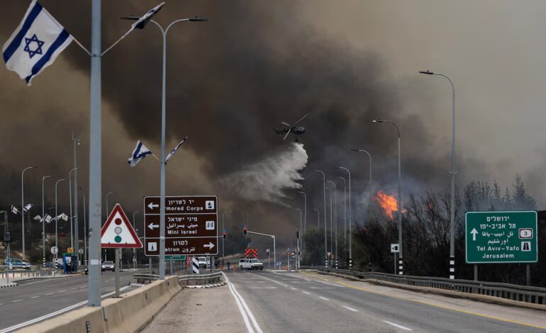 Israel en llamas: incendios cerca de Jerusalén obligan a evacuar comunidades y cierran rutas clave