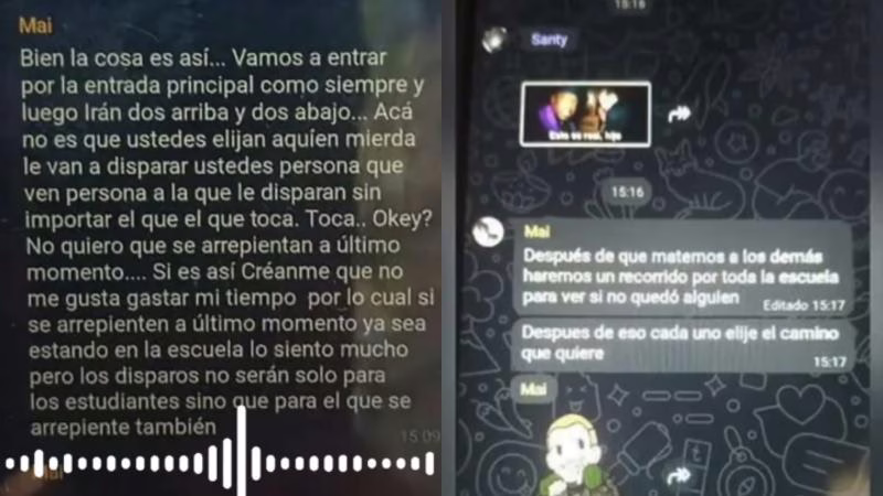 Frustran masacre escolar en Argentina: niños de 13 años planeaban tiroteo con armas del padrastro