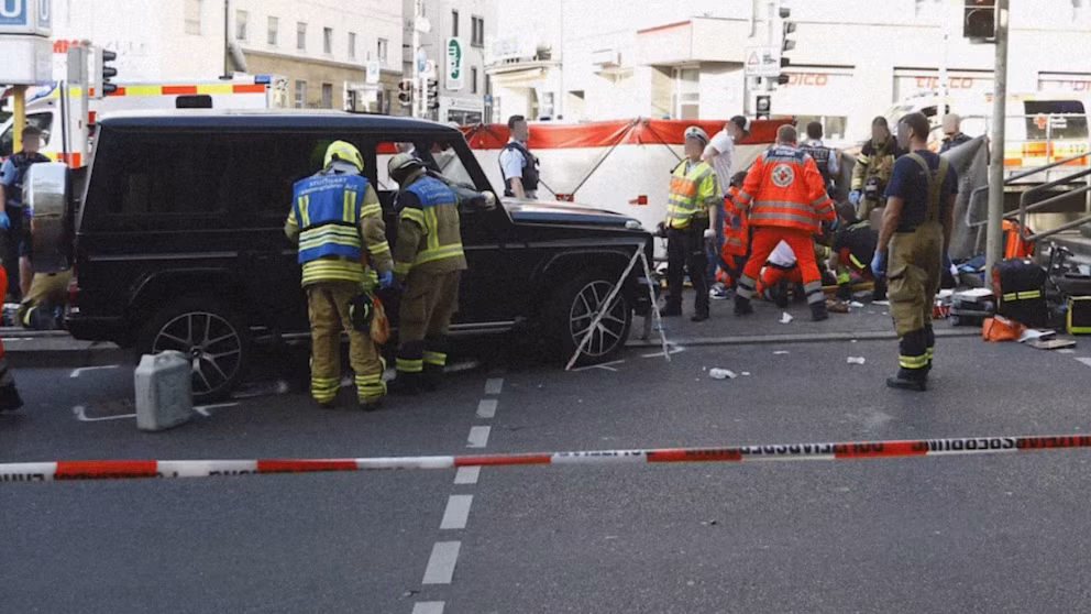 Grave atropello múltiple en Stuttgart deja varios heridos: investigan si fue intencional