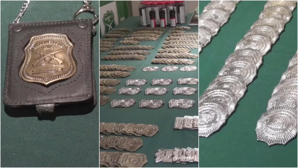 Caen tres implicados en red que vendía placas falsas de Carabineros y Fuerzas Armadas por redes sociales