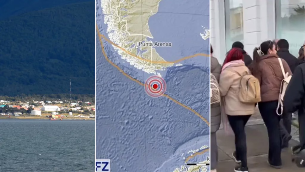 Alerta de tsunami en Magallanes: confirman horarios de arribo y altura de las olas tras fuerte sismo en el Mar de Drake