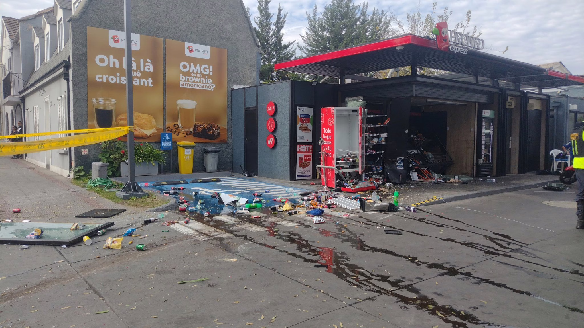 Tragedia en servicentro de Providencia: conductor ebrio mata a bombero al intentar huir sin pagar